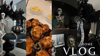 Halloween 2024 decorate with me | new halloween decor |  modern styling | movie nite  & more