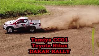 Tamiya CC01 Toyota Hilux Dakar Rally #tamiya