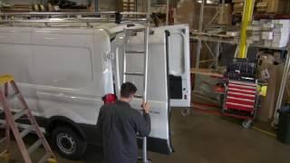 All Aluminum Commercial Grade Rear Access Ladder by Prime Design