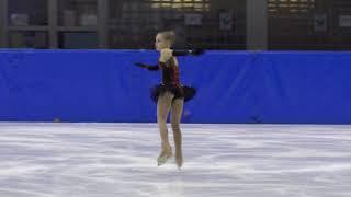 12. Santa Claus Cup 2018: Sofia Chapligina (RUS) - FS Advanced Novice Girls Short Program