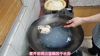 大厨教你“醋溜藕片”家常做法，酸爽清脆健脾开胃，关键还不发黑