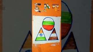 flag drawing ll independence day drawing #subscribe #trending #youtubeshorts #shorts