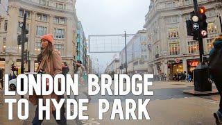 [4K Cycling] London Bridge to Hyde Park