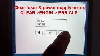 Canon IR2520/2525/2530 Service Menu, Clear Errors, Factory Reset Canon ir2520. Error E000