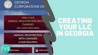 Creating your LLC in Georgia - A Step By Step Guide