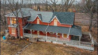 This Stunning 1860's Victorian Farmhouse sits ABANDONED - What Happened Here???