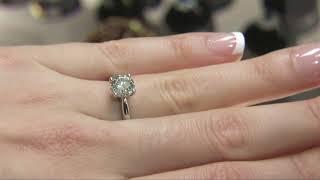 DR052 Solitaire Diamond Engagement Ring