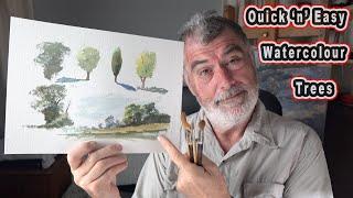 How to Paint Watercolour Trees!