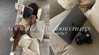 New Sofa, Livingroom Tour & Mini Vlog | Home With Jess Ep.7