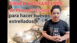 PONIENDO A PRUEBA SARTENES DE PRINCESS HOUSE PREPARANDO HUEVOS ESTRELLADOS