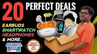 Amazon & Flipkart Republic Day Sale 2025  BEST Deals on Earbuds / Smartwatch / Headphones & More..