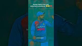 Goodbye to cricket Ashish Nehra last ball #cricketreels #shorts #viralshort