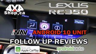 4x4 SHOP CANADA INAV 10.25" LEXUS ANDROID MULTIMEDIA SCREEN FOR LEXUS RC F REVIEW