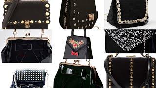 20 Black Ledies Bridal Bag Collections ||Hamuz Trendz ||#black #bags #beautiful