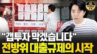 "갭투자 막겠습니다" 전방위 대출규제의 시작