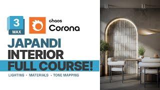 Dining Design Tutorial in 3ds max - 3ds Max + Corona Render Full Course! | 3ds max for beginners