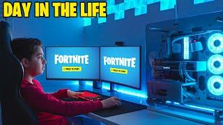 A Day In The Life Of A Fortnite Youtuber (BABYSCRUBZ)