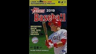 2019 Topps Heritage Baseball Blaster Box Break w/ Frank Spicci 