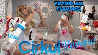 TIKTOK CIRKUL FLAVORED WATER BOTTLE REVIEW  0 Cal! 0 Sugar!