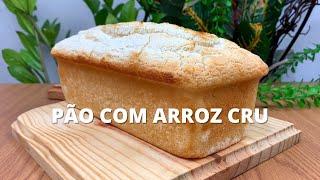 Sem nenhuma farinha! Pão com Arroz CRU - Receita revolucionária!