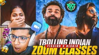 Trolling Zoom Classes | @LitFission  X Hiskid | Zoomraid Part 46 | Ft Chacha Raphar & Rohan