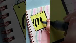 Easy Book Cover Design | Math #shorts #nhuandaocalligraphy #diy #bookcover #satisfying