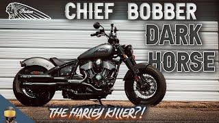 2022 Indian Chief Bobber Dark Horse Stage 2 | FIRST RIDE and REVIEW!