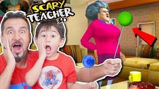 KIZGIN ÖĞRETMENE İĞNE TUZAĞI KURDUK GİZLİ GİRİŞ BULDUK! | SCARY TEACHER OYNUYORUZ!