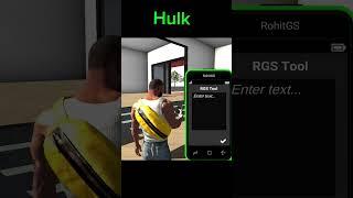 Hulk character kaise le #indian bike driving 3d #ytshorts #trending