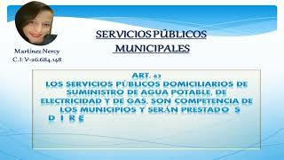 Servicios Públicos Municipales - Derecho Administrativo - Régimen de la Administración Pública EyM