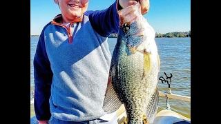 military kid catches huge crappie Buster Rush. FATHER AND SON OUTDOORS TV