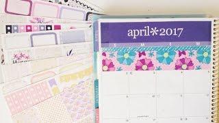 My April 2017 Sticker Kits | Nightingale Paper Co, Little Plush Paper & More