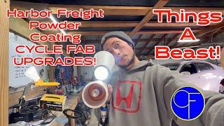 Harbor Freight powder coating: MUST HAVE MODS! CYCLE FAB UPGRADES!