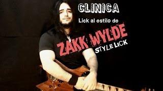 Licks al estilo ZAKK WYLDE sobre Escala Pentatonica (English Subtitles)