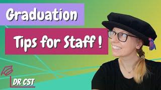 GRADUATION TIPS FOR STAFF! What to do if you're an academic attending the ceremony? #universitylife