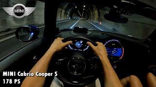 Ultimate Night POV Drive | 2024 MINI Cabrio Cooper S | 178 PS | ASMR | Lago di Como