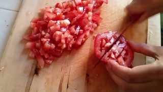 how to dice a tomato in less than a minute