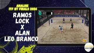 Melhores Momentos Beach Tennis ITF Finals 2024 Alan/Leo Branco x Ramos/Felipe Loch Análise de Jogo!