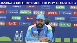 Rohit Sharma press conference today ahead of India vs Australia Semi final, Champions Trophy 2025