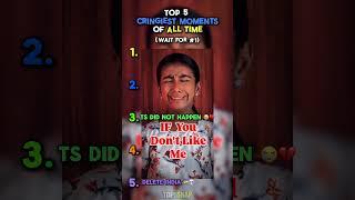 Top 5 Cringiest Clips Of All Time  #top5 #cringe #funny #cornballs