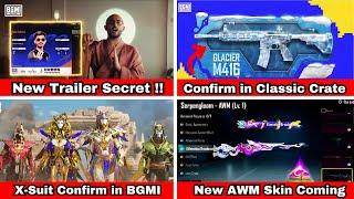 FINALLY M416 Glacier Return  | 2 Xsuit Coming in BGMI | Next Ultimate Set Gun | Crude yt