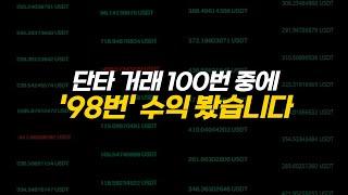 단타 거래 100번 중 '98번'! 수익 승률 98% 단타 매매법