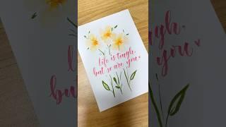 Brushpen florals and calligraphy #calligraphy #brushpen #lettering #learncalligraphy #brushpens