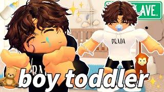 Realistic CUTEST BOY TODDLERS Tutorial & Outfit Codes For Berry Avenue!