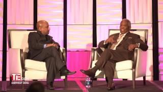 Mateen Syed fireside chat with John W. Barfield  in TiECON Midwest 2016