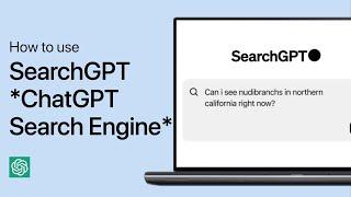 How To Use SearchGPT (ChatGPT Search Engine)