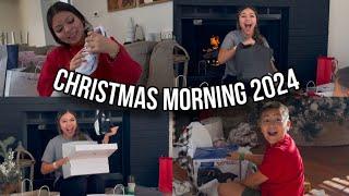 CHRISTMAS MORNING OPENING PRESENTS 2024