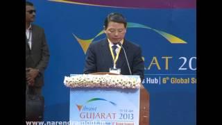 Dr. Jo-Chi, Chairman & CEO, China Steel Corporation speaks at Vibrant Gujarat Summit 2013