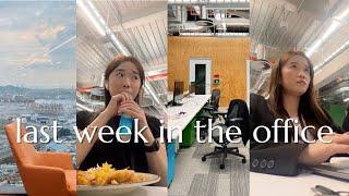 LAST WEEK OF WORK [VLOG] | office tour, corporate life in singapore, meeting sister for lunch