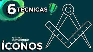 Crea íconos con 6 técnicas de dibujo esenciales en Corel DRAW | DelcaVideography